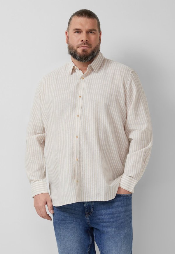 s.Oliver HEMD - Shirt - beige