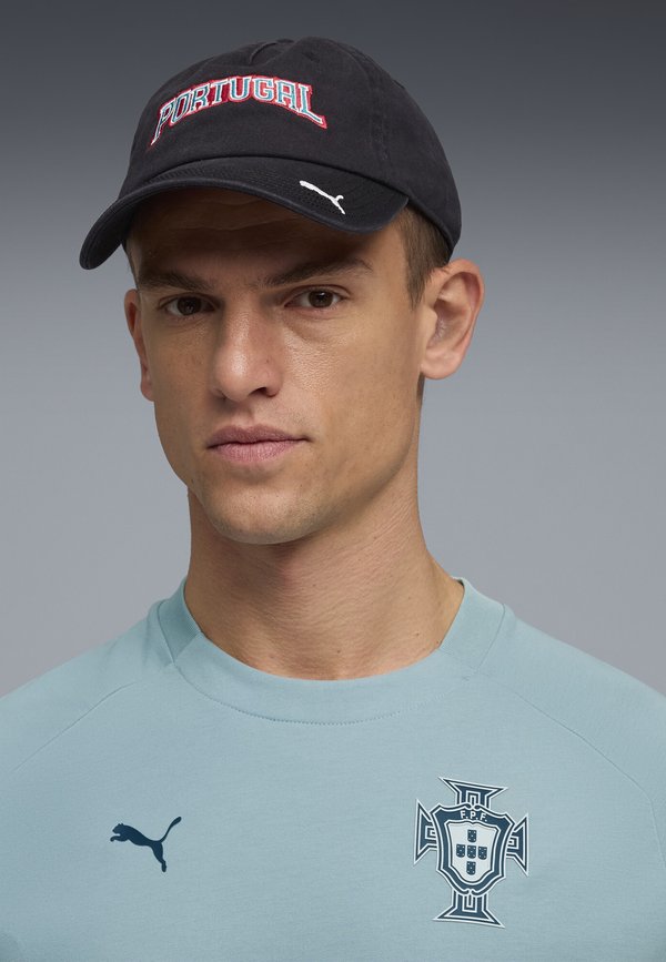 Puma PORTUGAL FTBLCULTURE CAP UNISEX - Cap - black- white