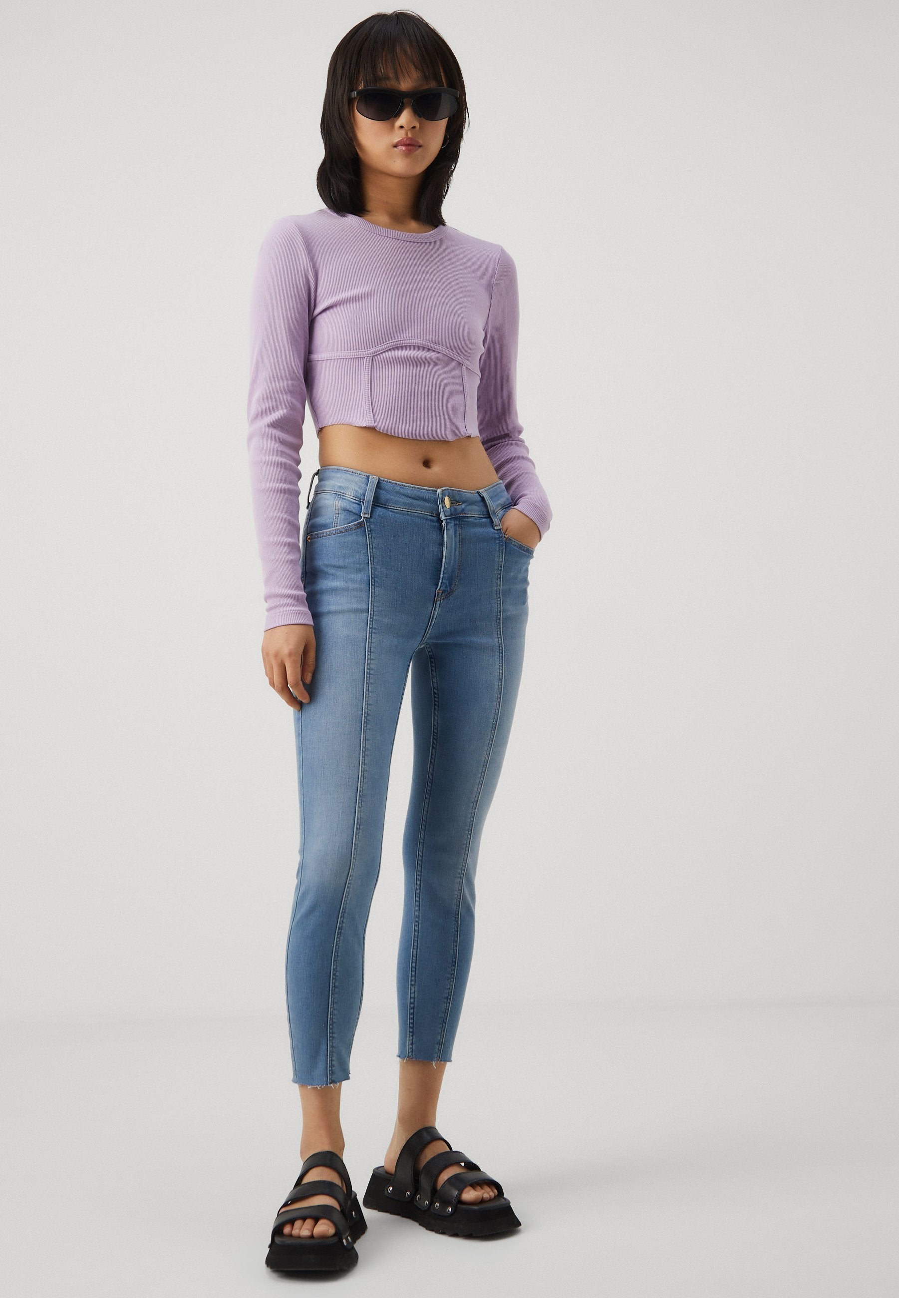 ONLBLUSH MID WAIST FRONT PLEAT Media 5