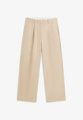 Tommy Hilfiger BARREL PLEATED CHINO - Wide Leg - beige