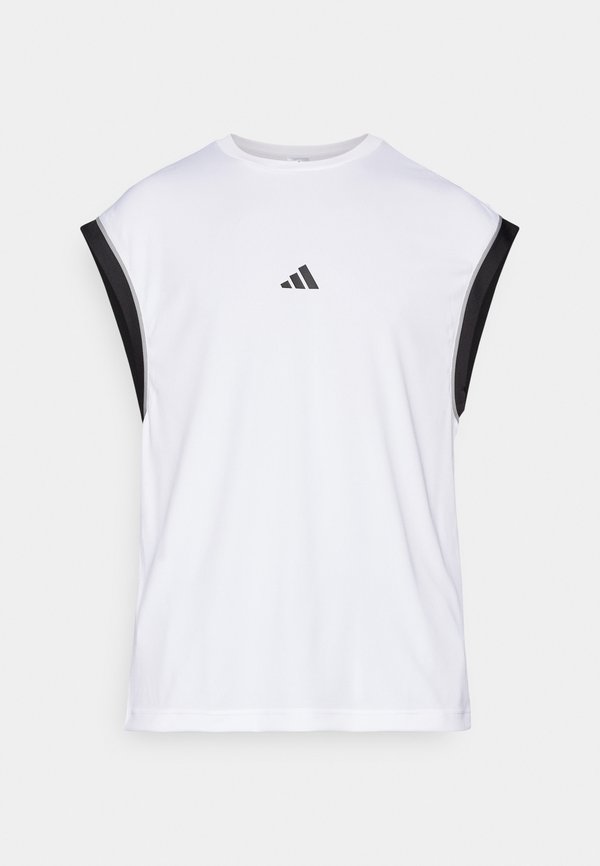 adidas Performance BOS TANK - Sports T-shirt - white/black