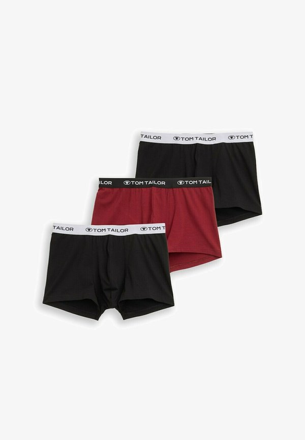 TOM TAILOR 3-PACK - Trunks - red-dark-solid