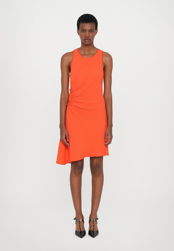 Victoria Beckham SLEEVELESS GATHER DETAIL MINI DRESS