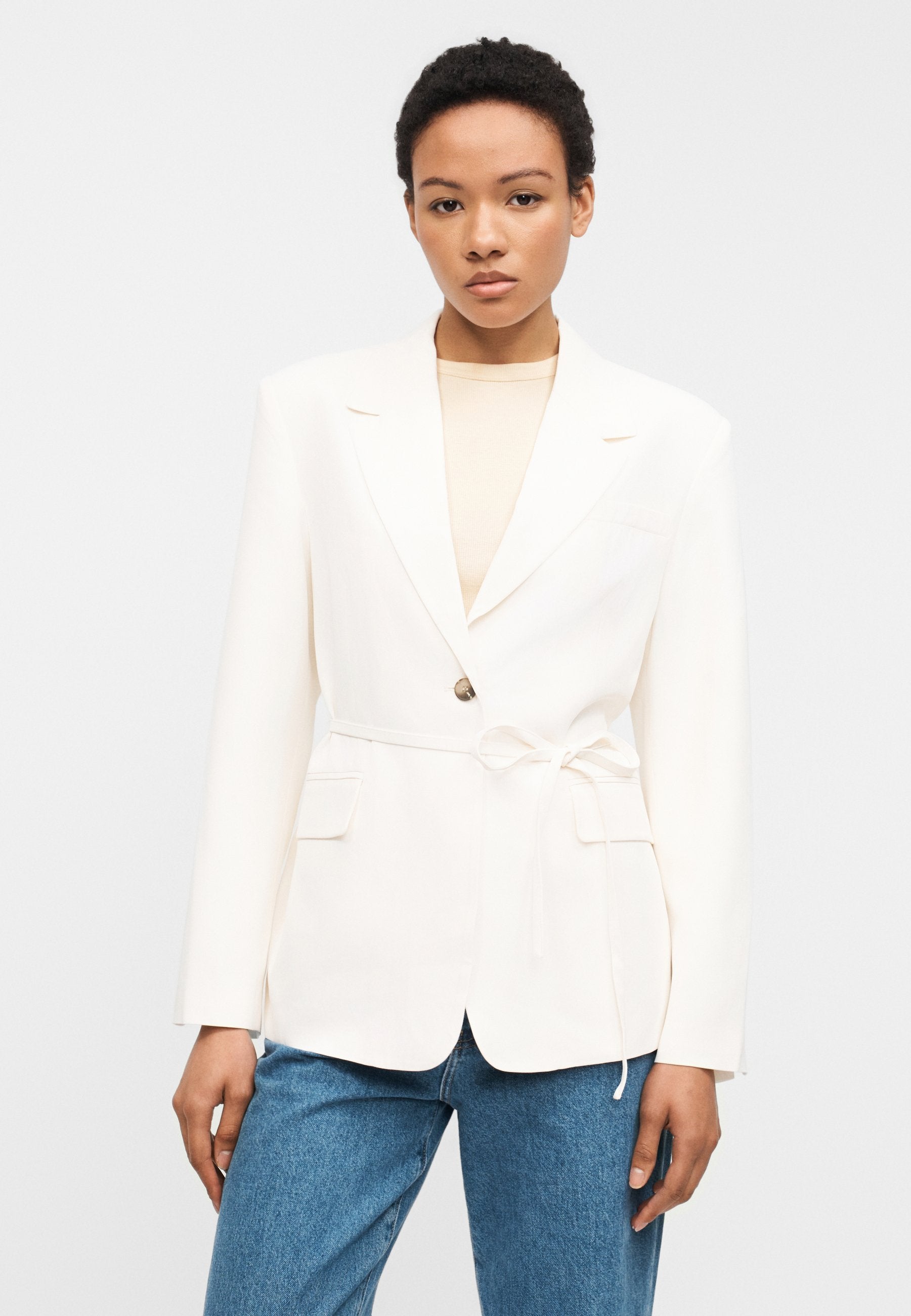 Selected Oversized belted