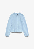 Vero Moda BLOUSE VMFRIBA TOP - Blouse - cashmere blue