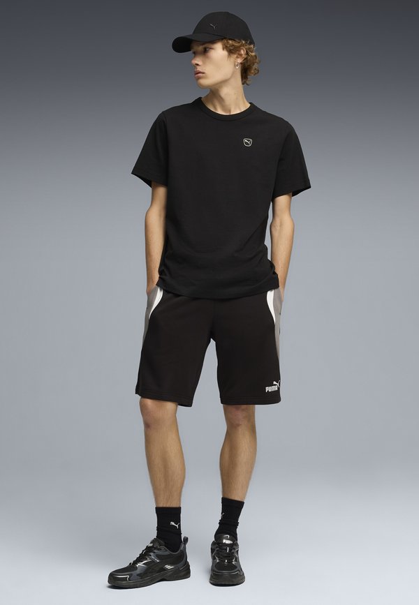 Puma ESSENTIALS BLOCK 10 - Tracksuit bottoms - black