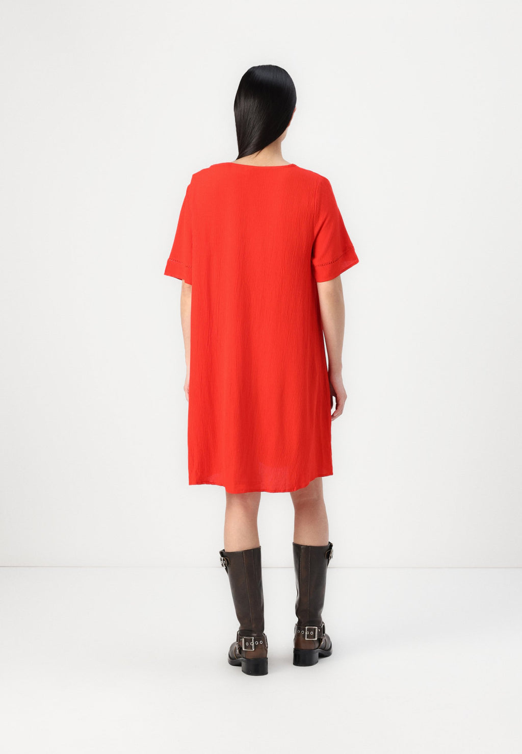 VILA VIMESA DETAIL V NECK DRESS