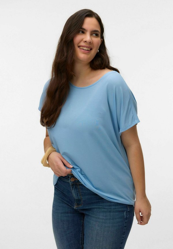 Vero Moda Curve VMAYA - Basic T-shirt - clear sky