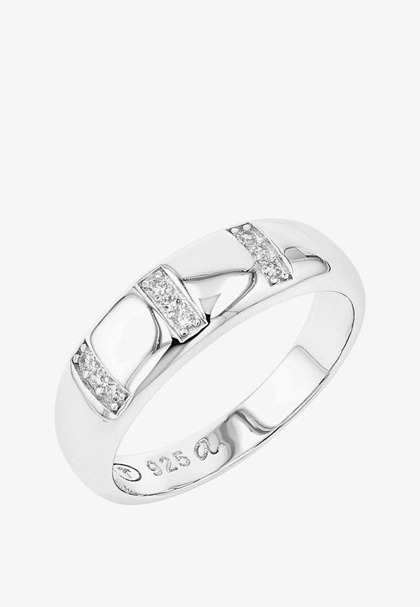TOM TAILOR Ring - silver-coloured