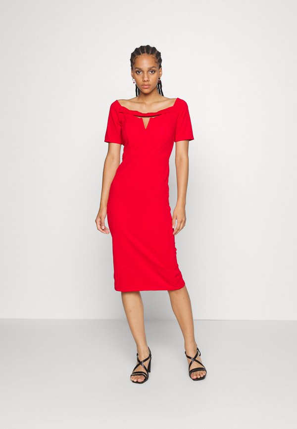 WAL G. ABRIL CUT OUT MIDI DRESS