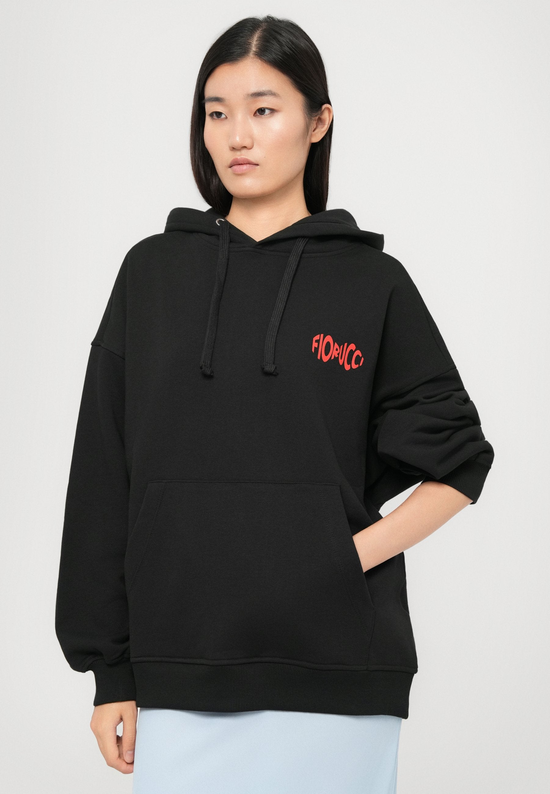 Fiorucci WOMEN CHERRY MOUTH PRINT HOODIE