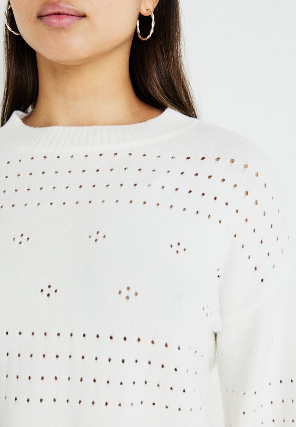 VILA VIRIL O-NECK POINTELLE