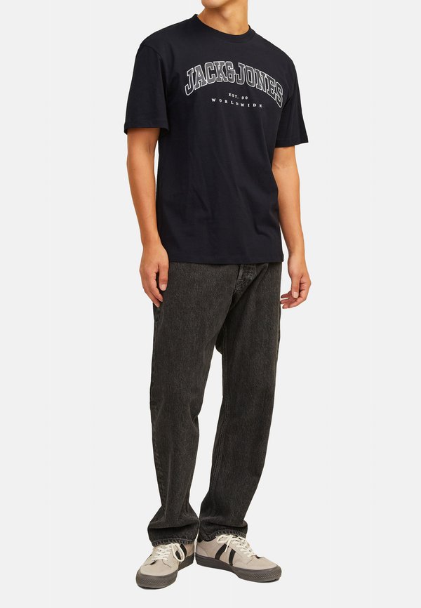 Jack & Jones 3 PACK - Print T-shirt - schwarz