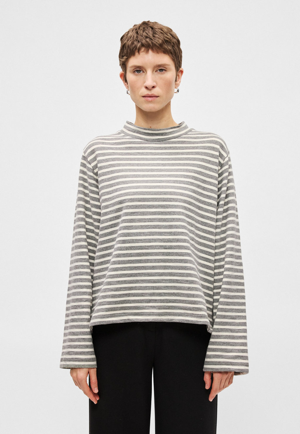 Marc O'Polo LONG SLEEVE STRIPED HIGH NECK