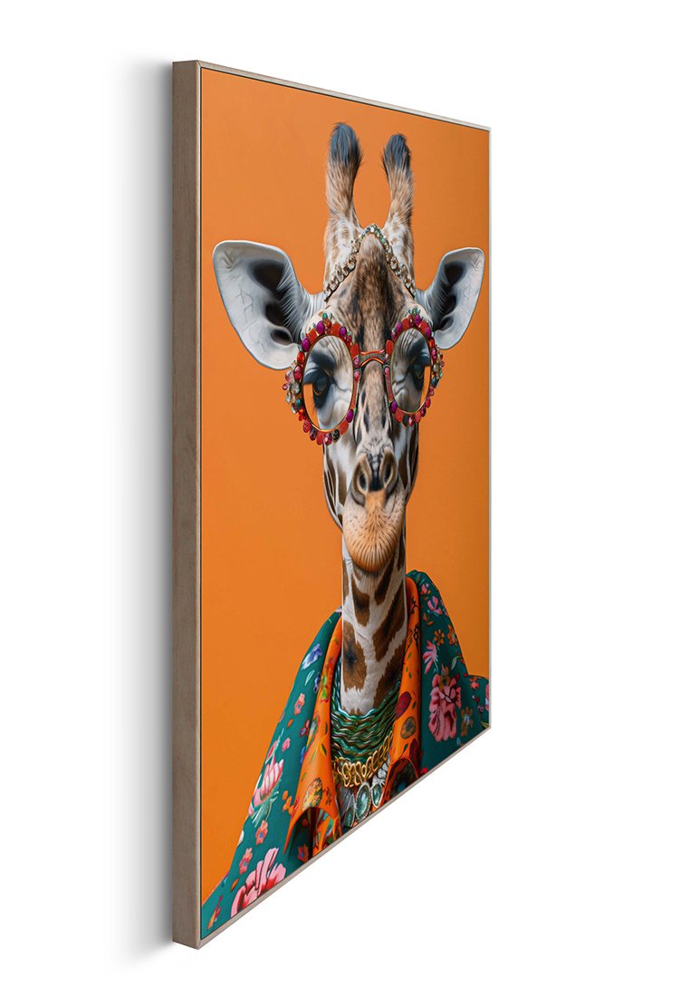 Orange Wallz HAPPY GIRAFFE