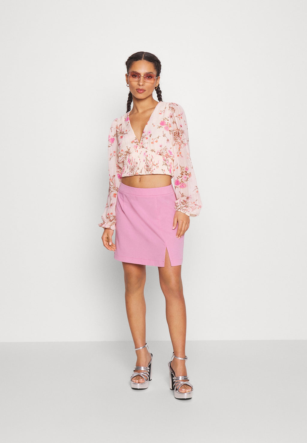 Pieces Petite PCTHELMA SKIRT HIGH WAIST STRAIGHT