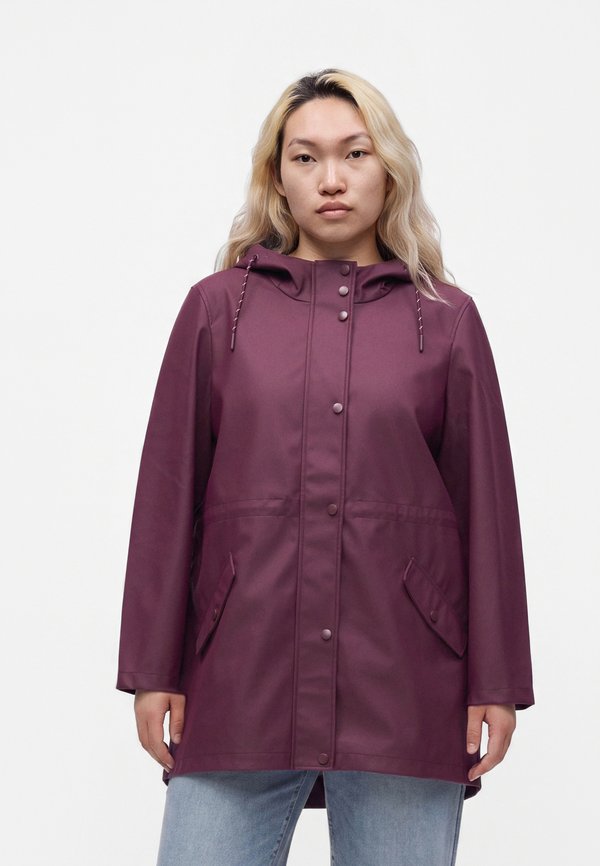 Vero Moda Curve VMCMALOU COATED JACKET - Parka - winetasting