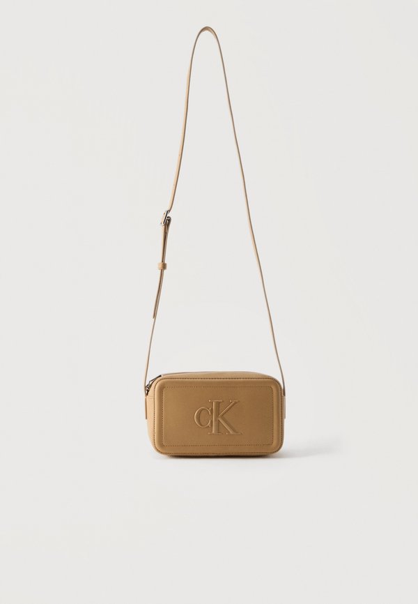 Calvin Klein BOLD  - Cross body bag - beige