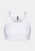 Under Armour CROSSBACK HIGH - High support sports bra - white/halo gray