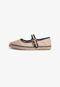 Tommy Hilfiger BUCKLE MARYJANE - Ankle strap ballet pumps - space blue
