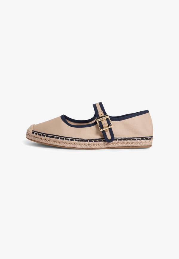 Tommy Hilfiger BUCKLE MARYJANE - Ankle strap ballet pumps - space blue