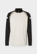 Puma INDIVIDUALFINAL 1/4 ZIP - Long sleeved top - desert dust/white