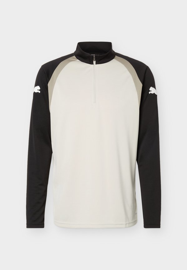 Puma INDIVIDUALFINAL 1/4 ZIP - Long sleeved top - desert dust/white