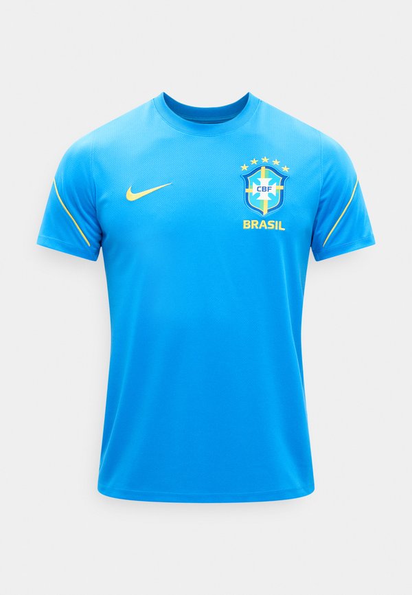 Nike Performance BRAZIL TOP - National team wear - light photo blue/light menta/midwest gold-coloured