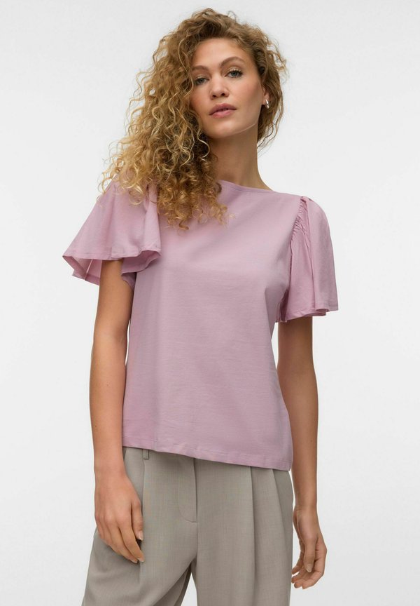 Vero Moda AWBRYNLEE - Print T-shirt - mauve shadows