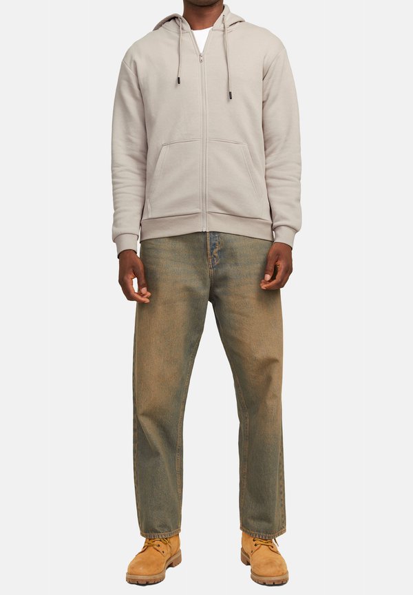 Jack & Jones HOODIE 2ER PACK BRADLEY - Zip-up sweatshirt - moonbeam