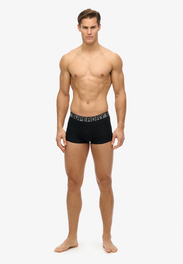 Superdry & Co TRIPLE PACK - Trunks - triple black grey