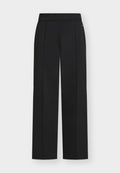 Calvin Klein INTERLOCK WIDE LEG PULL ON PANT - Trousers - black