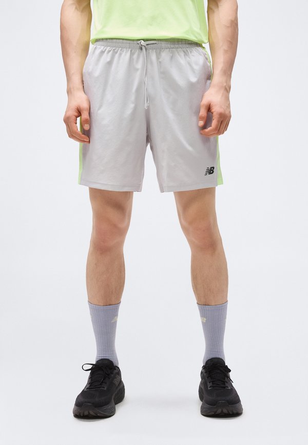 New Balance FAST DAYS SHORT - Sports shorts - grey matter/afterglow