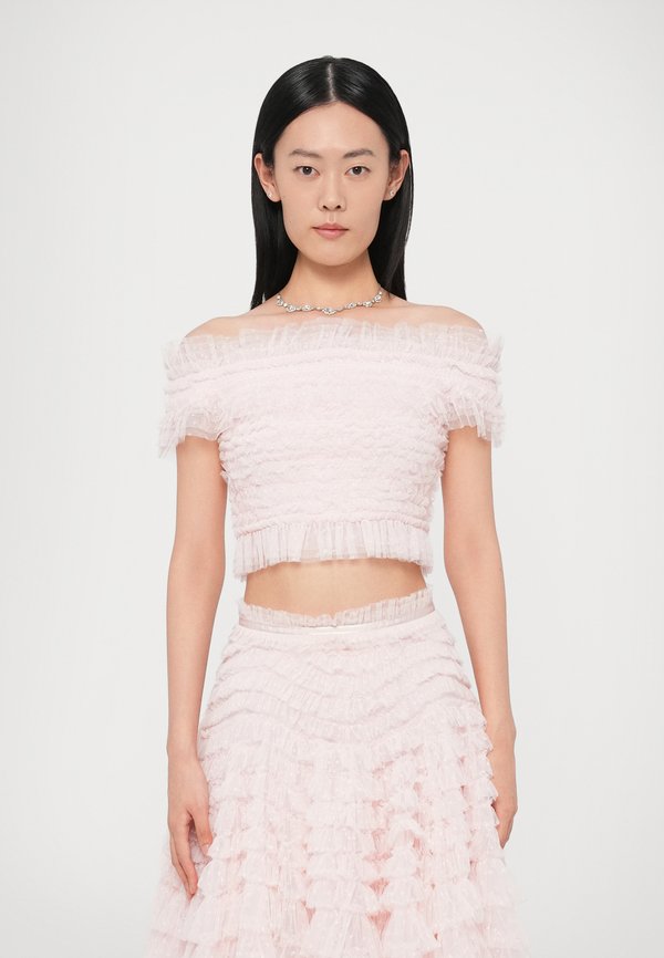 Needle & Thread HATTIE SMOCKED OFF SHOULDER