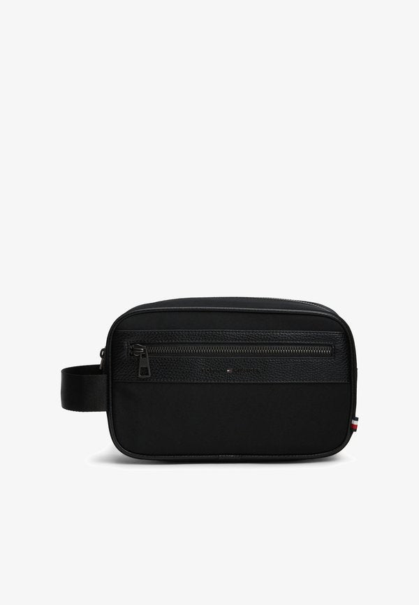Tommy Hilfiger REPREVE WASHBAG - Wash bag - black