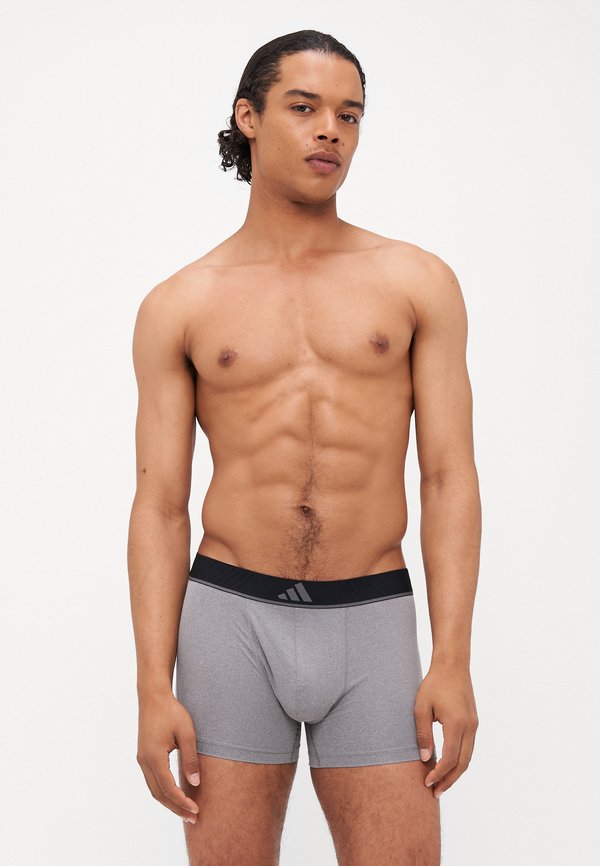 adidas Sportswear ACTIVE 3 PACK - Trunks - black/dark grey/grey