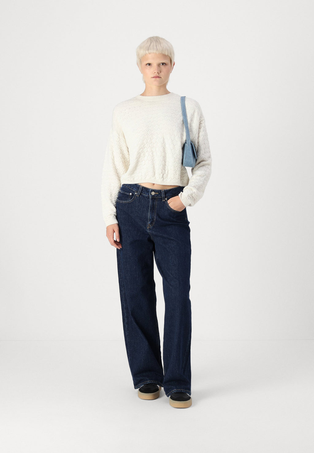 Pieces PCNOA O-NECK BUBBLE