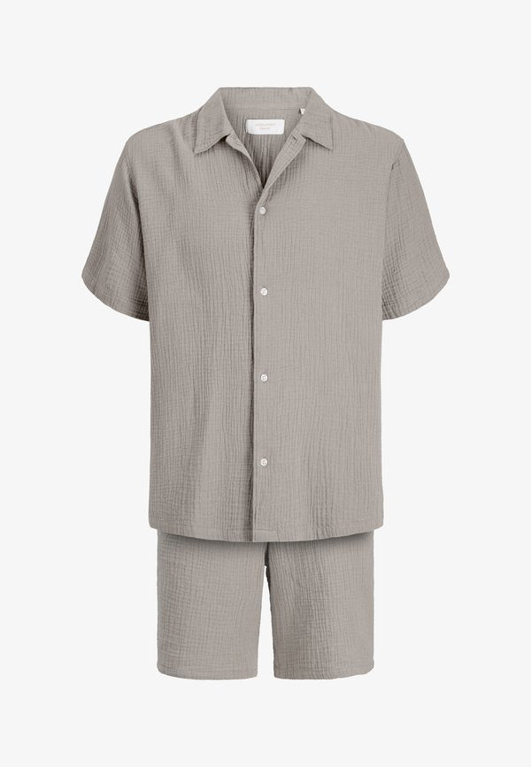 Jack & Jones JORNANTUCKET CLOTH SHIRT SET - Shorts - vintage khaki