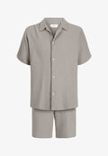 Jack & Jones JORNANTUCKET CLOTH SHIRT SET - Shorts - vintage khaki