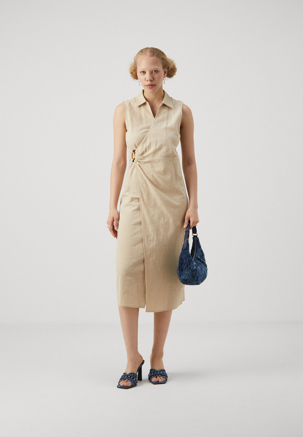 JDY JDYPALMA MIDI WRAP DRESS