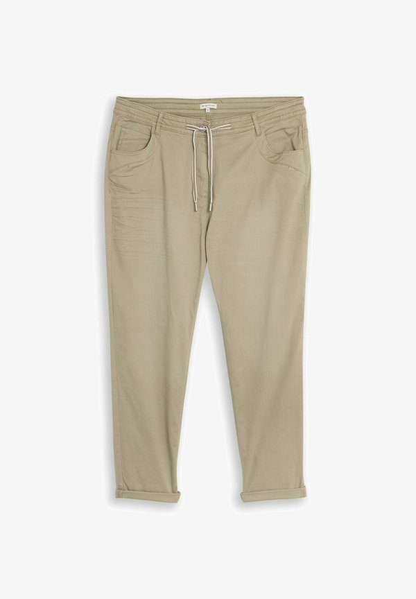 TOM TAILOR TOM TAILOR HOSEN - CROPPED  - Trousers - silver olive