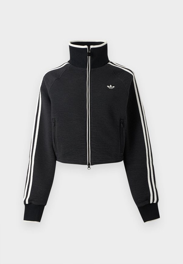 adidas Originals FIREBIRD - Zip-up sweatshirt - black/cloud white