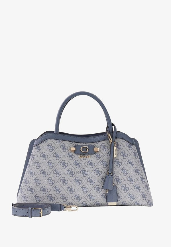 Guess LINDSEY UMHÄNGETASCHE - Handbag - mehrfarbig grundton blau