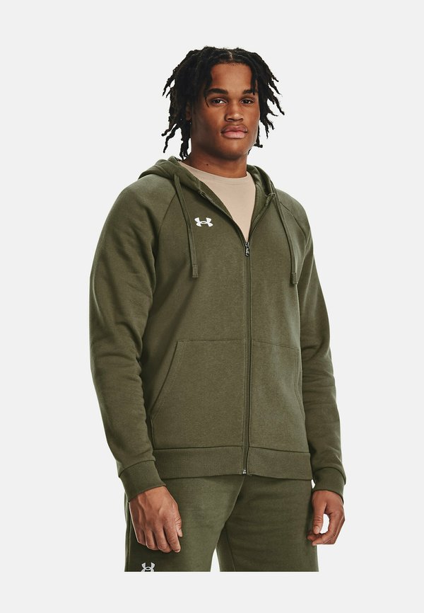 Under Armour RIVAL FLEECE - Fleece jacket - marine od green