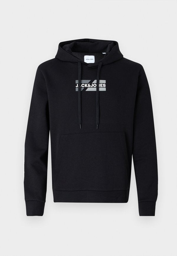 Jack & Jones Logo - Hoodie - black