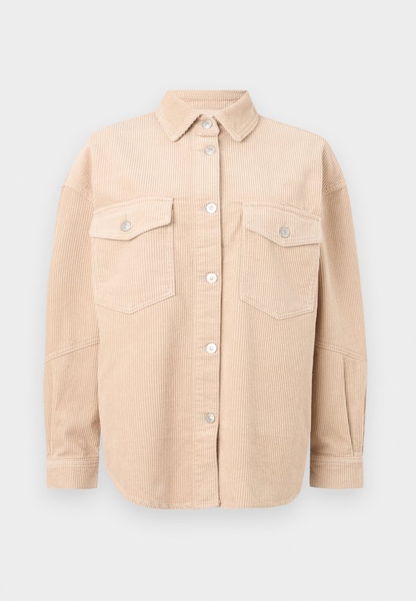 ONLY ONLTIGGY L/S CORD SHACKET PNT NOOS - Summer jacket - beige