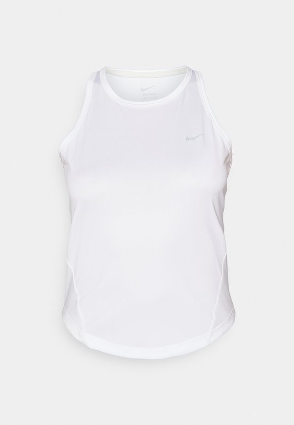 Nike Performance TEMPO TANK - Top - white/reflective silver-colored
