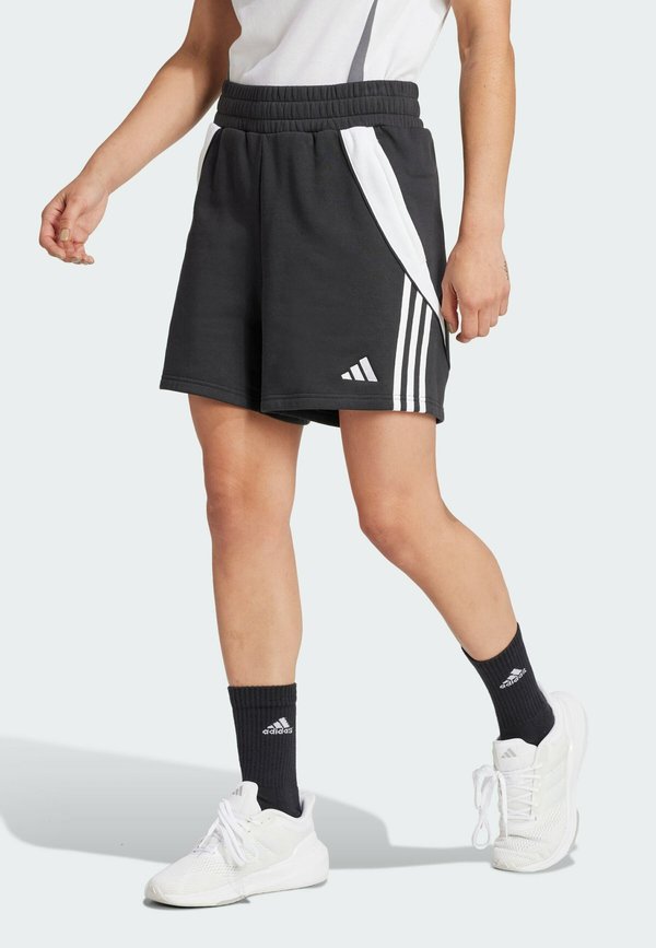 adidas Performance ADIDAS PERFORMANCE TIRO 24 SWEAT SHORTS - Sports shorts - schwarzweiss
