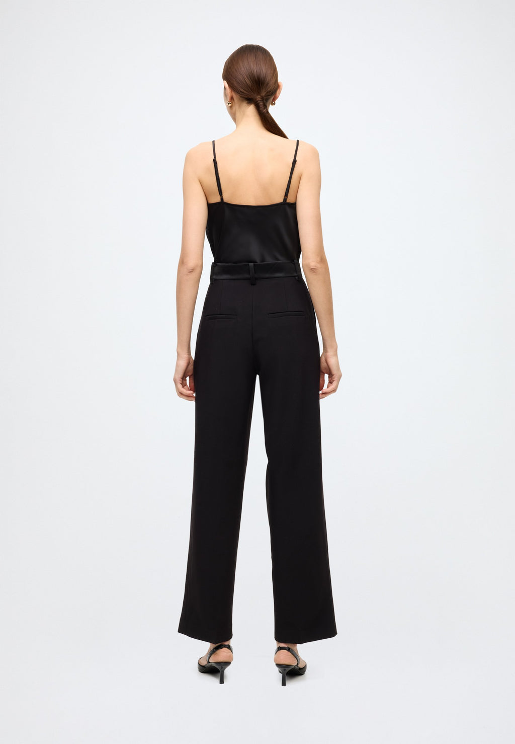 Bardot FIA SATIN HIGH RISE PANT