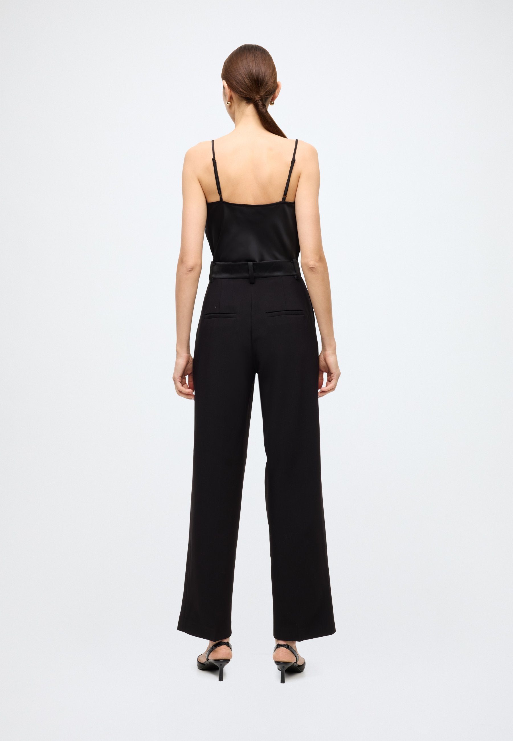 Bardot FIA SATIN HIGH RISE PANT